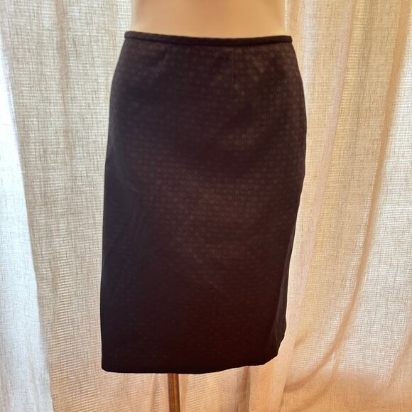 Tahari Skirt Suit sz 16 Brown Black Two Piece Suit Business Career - Picture 6 of 12